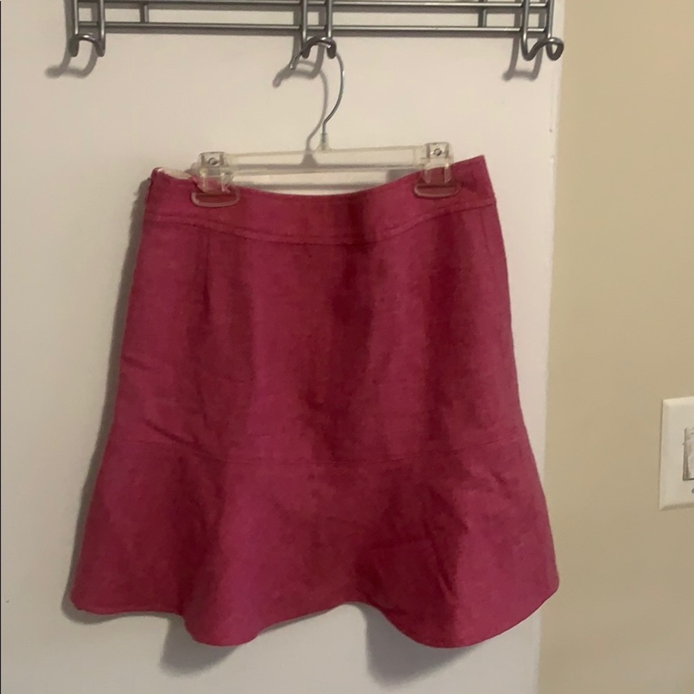 1 Pink wool skirt